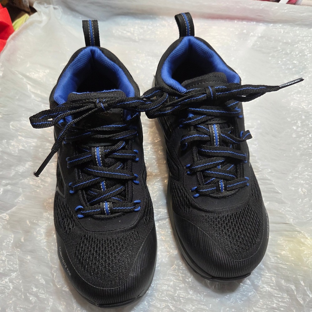 Herman Survivors Size 6 Ladies Composite Toe Work Safety Work Shoes Black‎ Blue